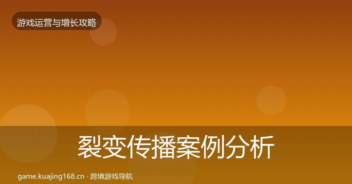 裂变传播案例分析入门到进阶·第852篇
