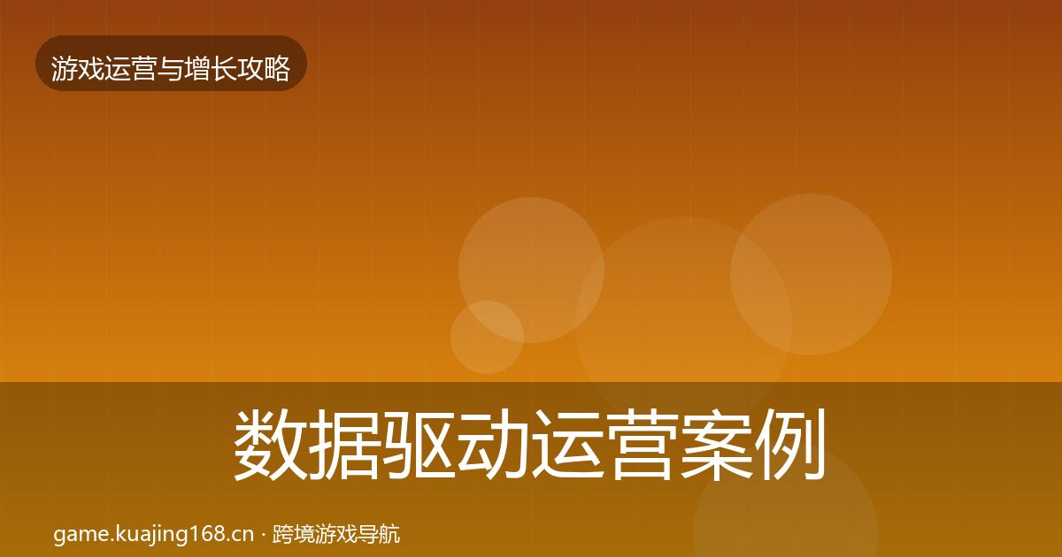 数据驱动运营案例分析实践指南·第853篇