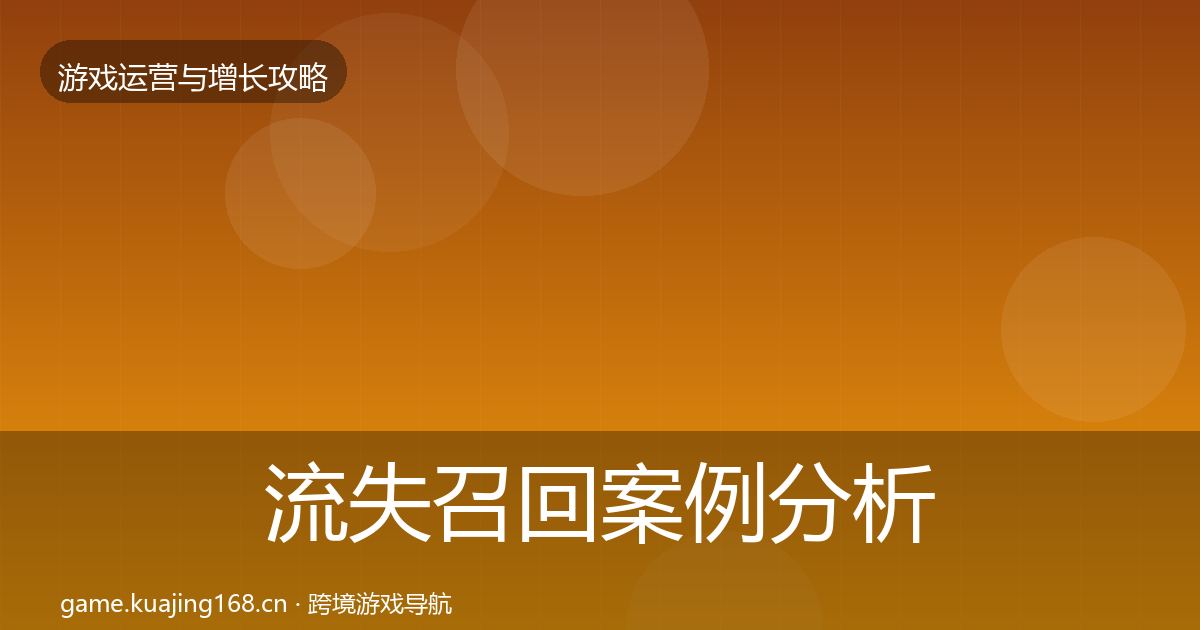 流失召回案例分析要点梳理·第853篇