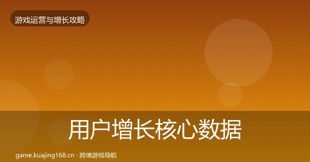 用户增长核心数据指标全攻略·第876篇