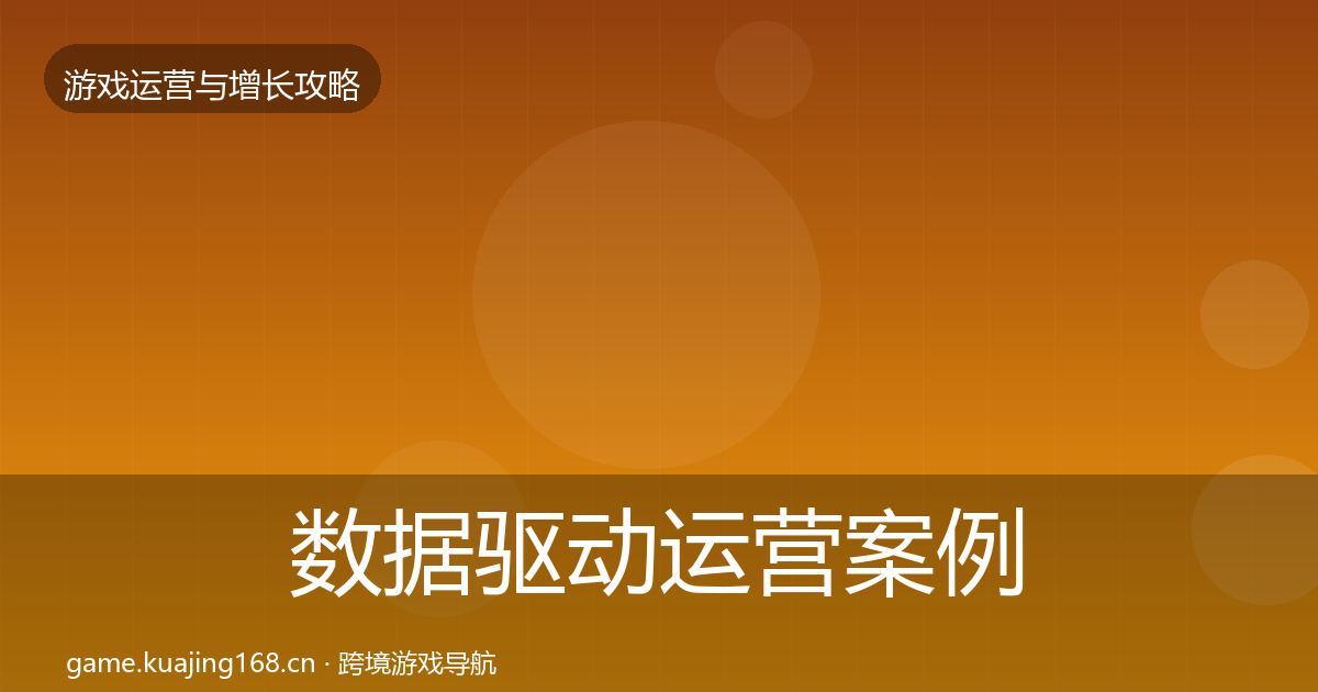 数据驱动运营案例分析实践指南·第893篇
