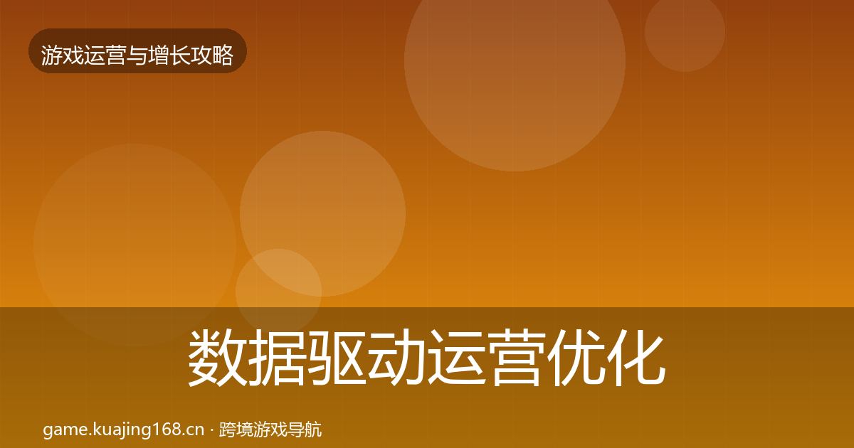 数据驱动运营优化建议实践指南·第903篇