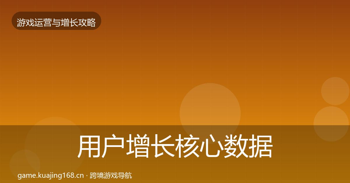 用户增长核心数据指标全攻略·第916篇
