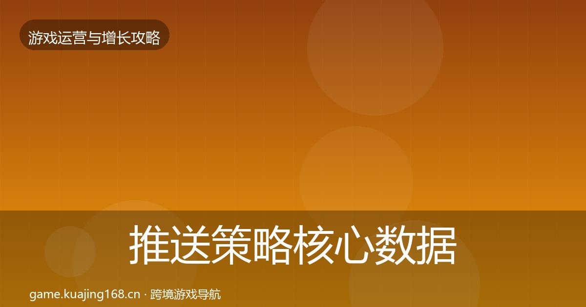 推送策略核心数据指标入门到进阶·第919篇