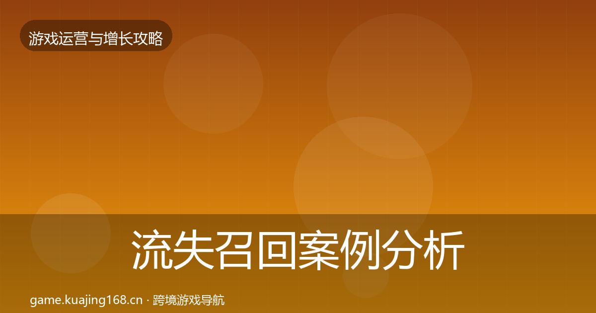 流失召回案例分析要点梳理·第933篇