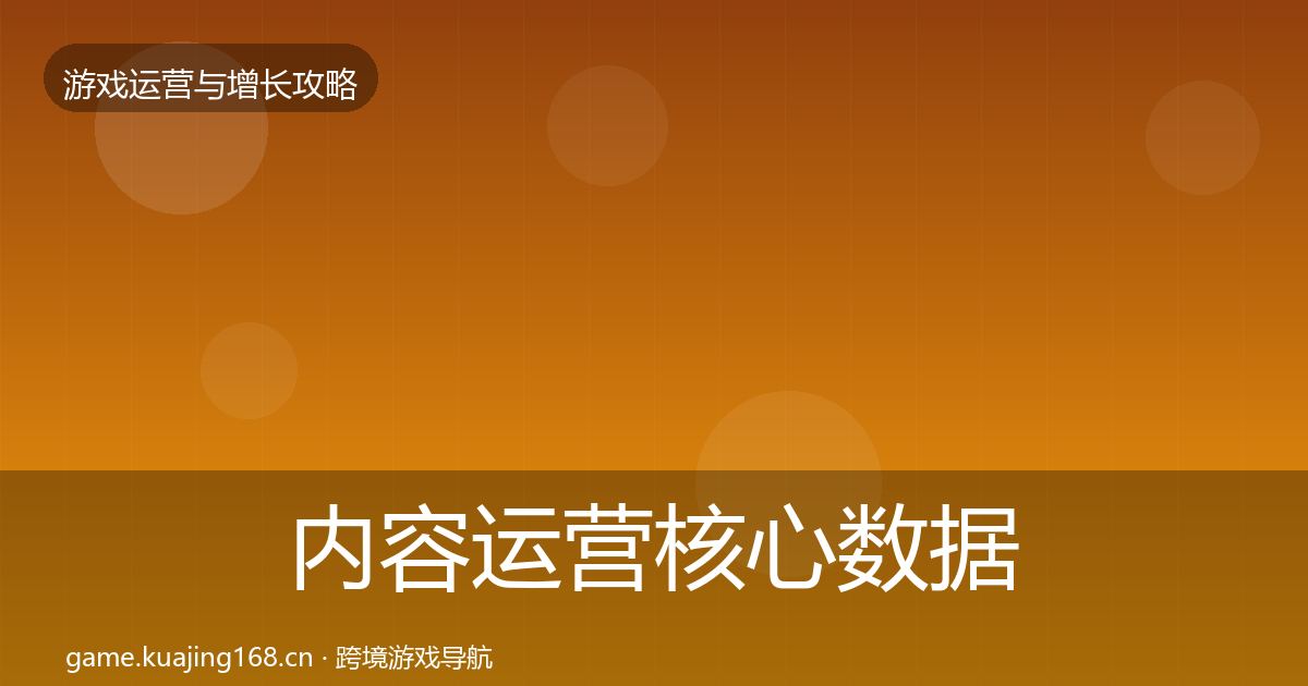 内容运营核心数据指标实践指南·第959篇