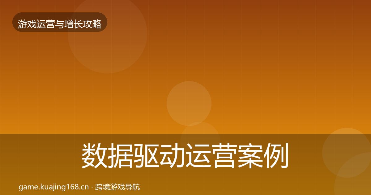 数据驱动运营案例分析实践指南·第973篇