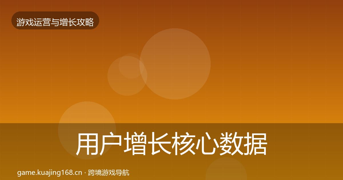 用户增长核心数据指标全攻略·第996篇