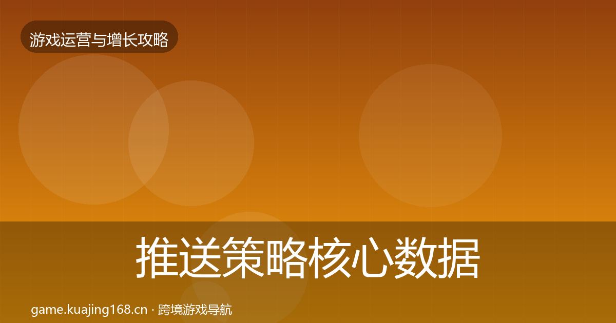 推送策略核心数据指标入门到进阶·第999篇