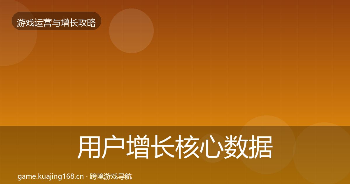 用户增长核心数据指标全攻略·第1036篇