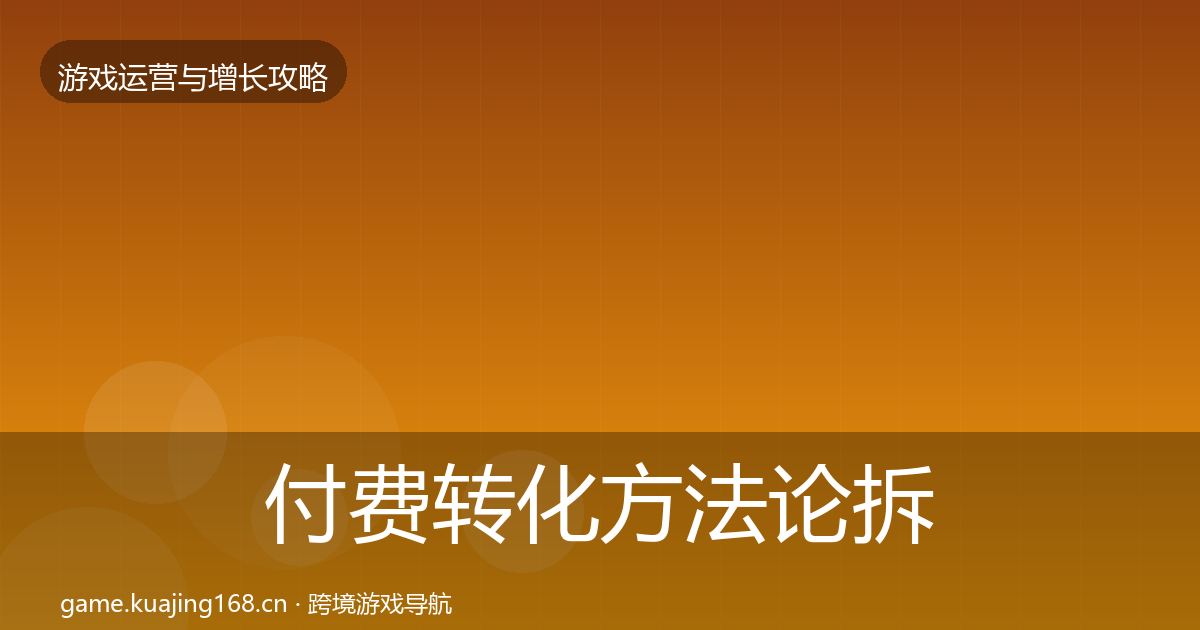 付费转化方法论拆解要点梳理·第1046篇