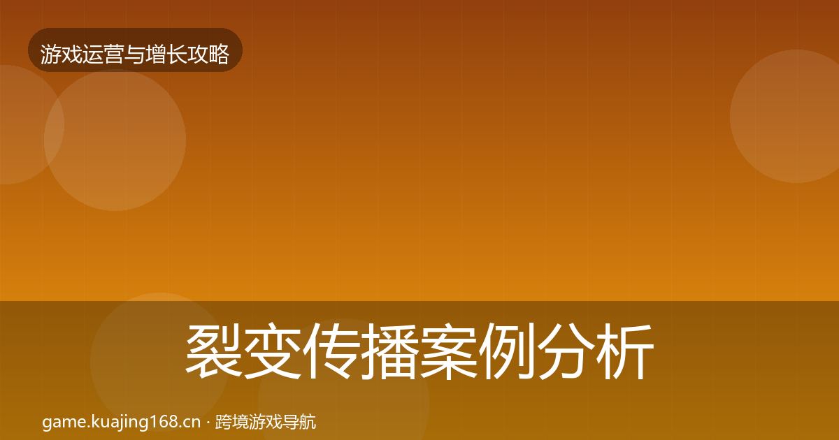 裂变传播案例分析入门到进阶·第1052篇