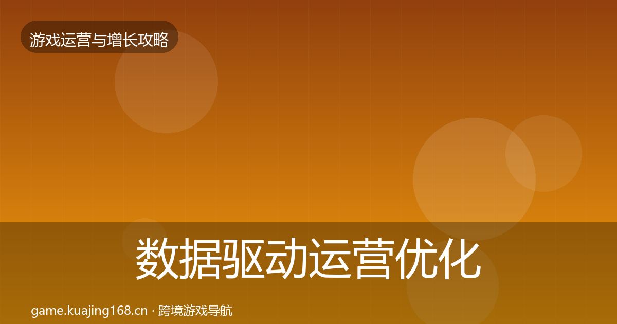 数据驱动运营优化建议实践指南·第1063篇