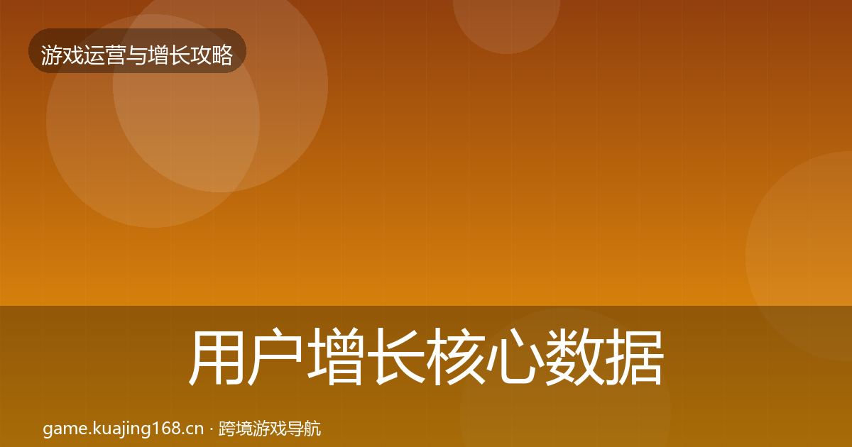 用户增长核心数据指标全攻略·第1076篇