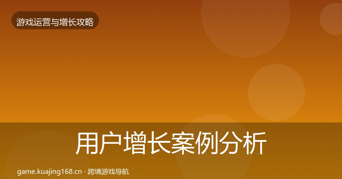 用户增长案例分析全攻略·第1091篇