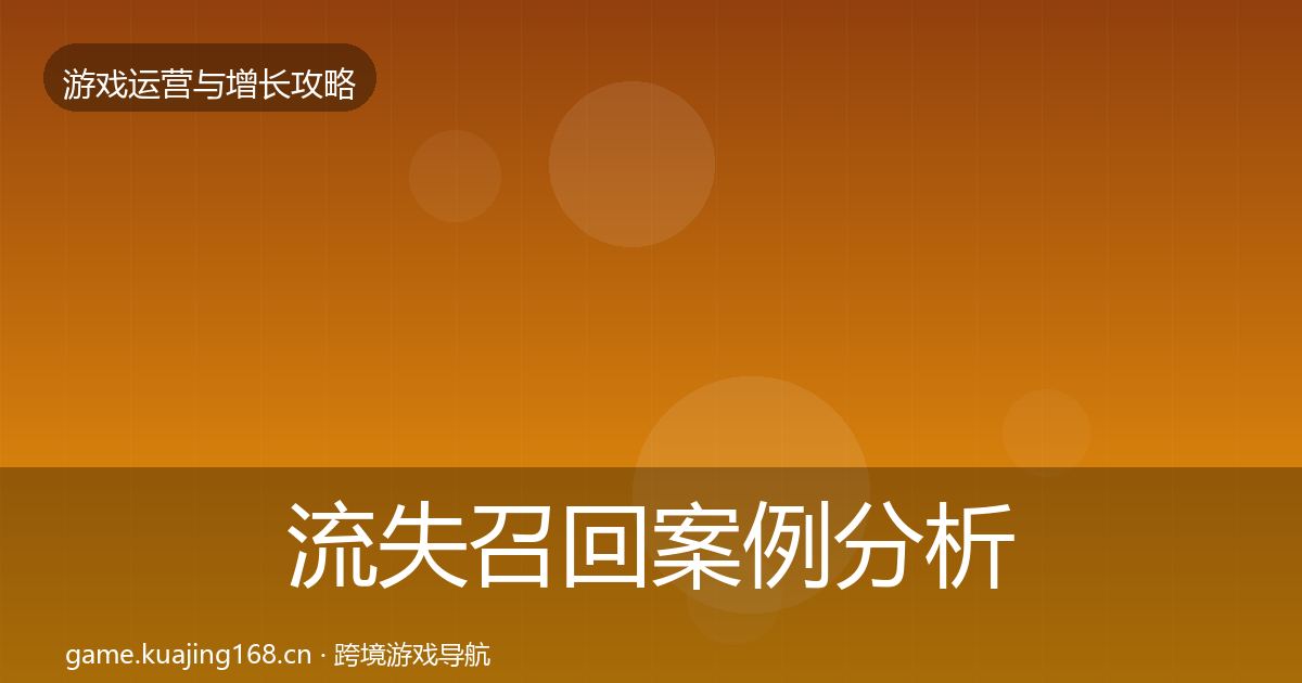 流失召回案例分析要点梳理·第1093篇