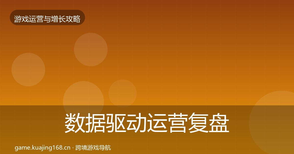 数据驱动运营复盘总结实践指南·第1108篇
