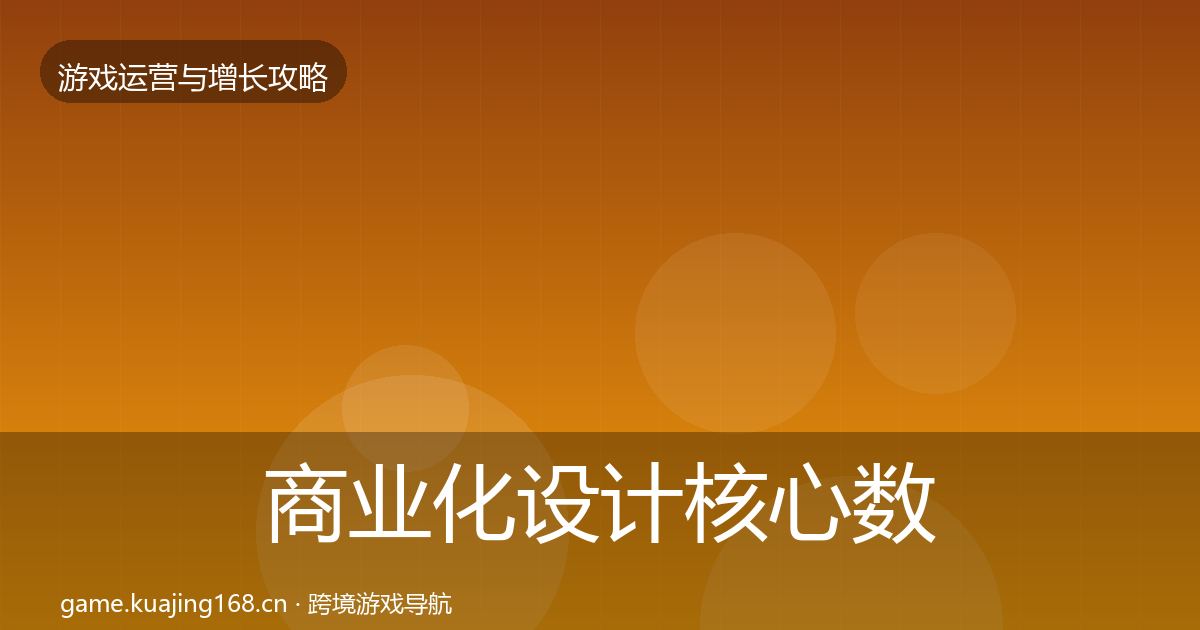商业化设计核心数据指标全攻略·第1119篇