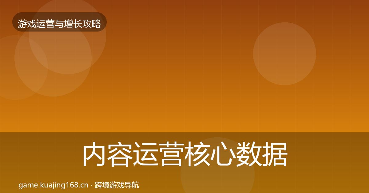 内容运营核心数据指标实践指南·第1119篇