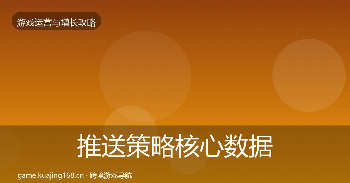 推送策略核心数据指标入门到进阶·第1119篇