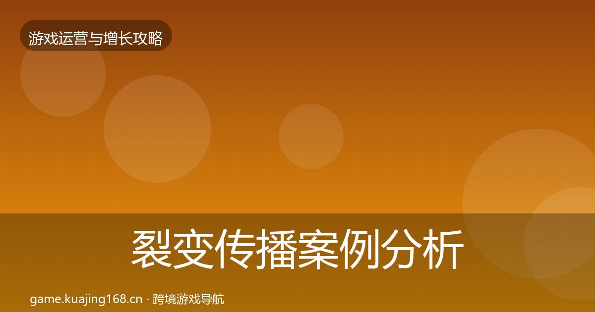 裂变传播案例分析入门到进阶·第1132篇