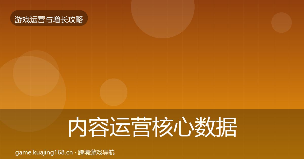 内容运营核心数据指标实践指南·第1159篇