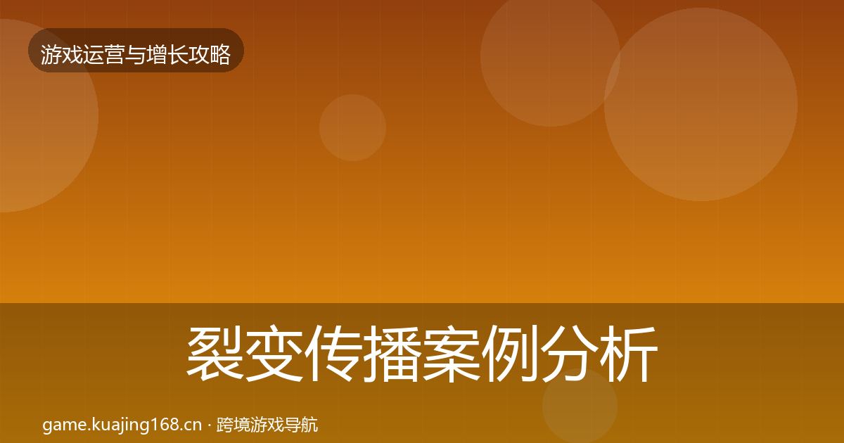 裂变传播案例分析入门到进阶·第1172篇