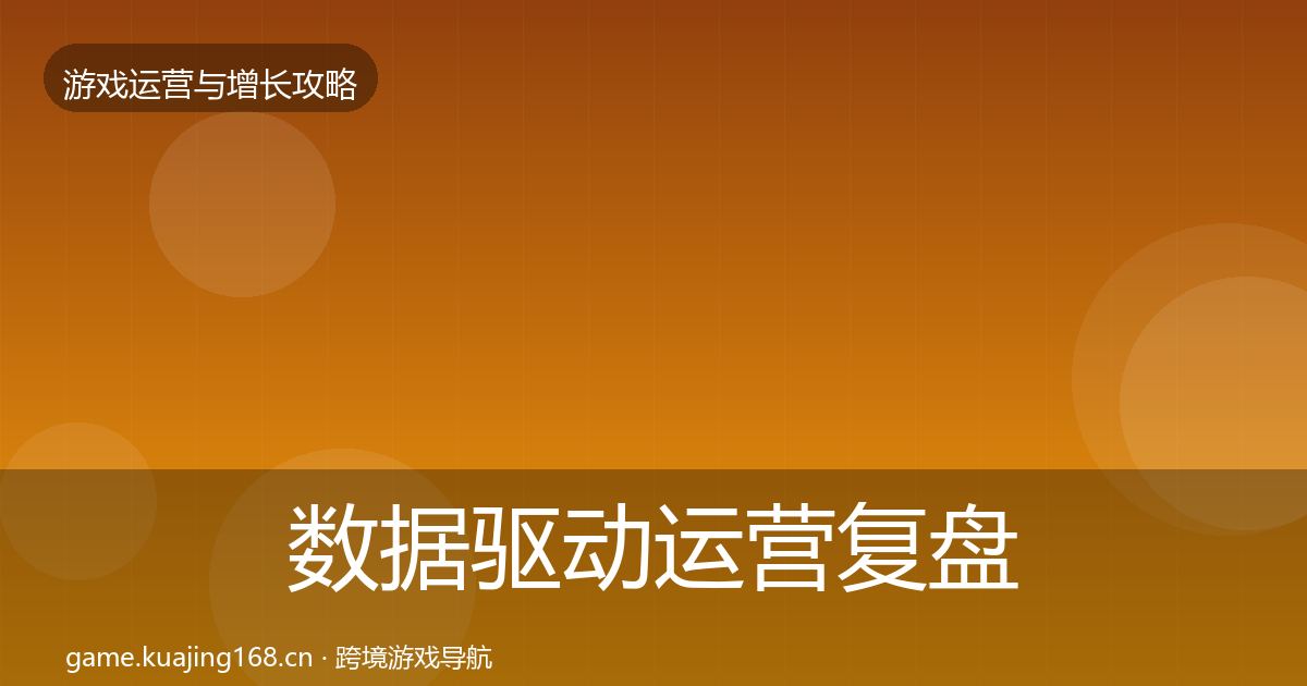 数据驱动运营复盘总结实践指南·第1188篇