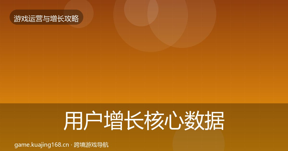 用户增长核心数据指标全攻略·第1196篇