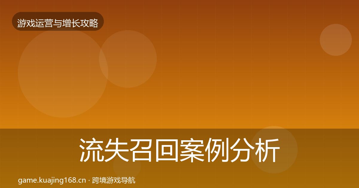 流失召回案例分析要点梳理·第1213篇