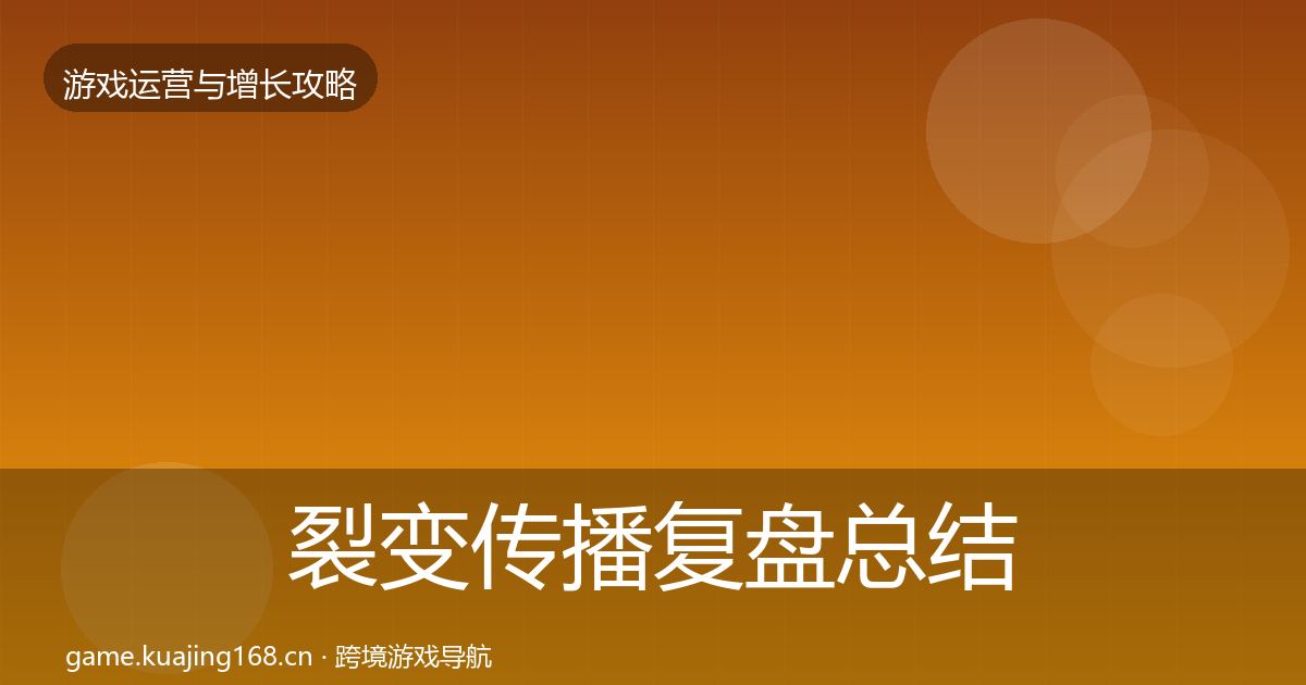 裂变传播复盘总结入门到进阶·第1227篇
