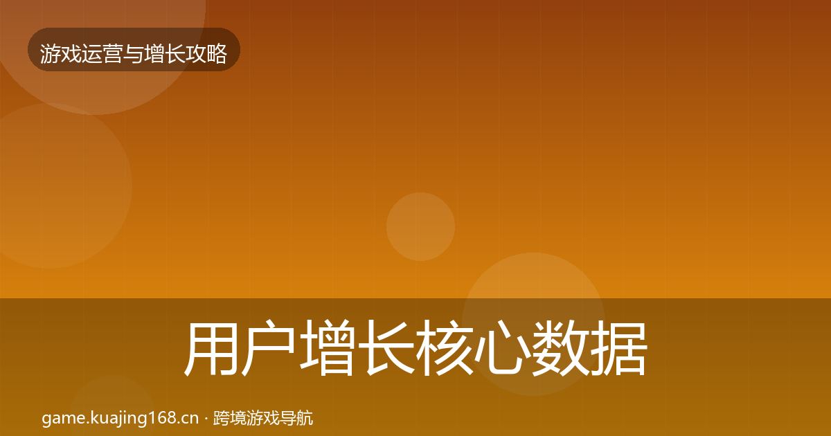 用户增长核心数据指标全攻略·第1236篇