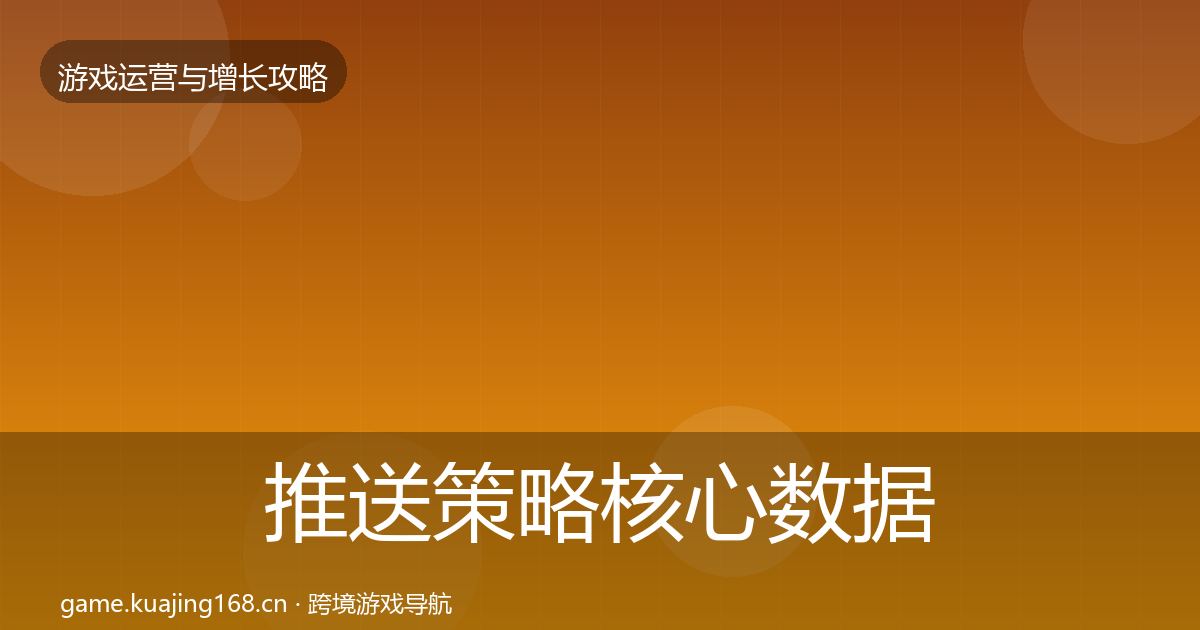推送策略核心数据指标入门到进阶·第1239篇