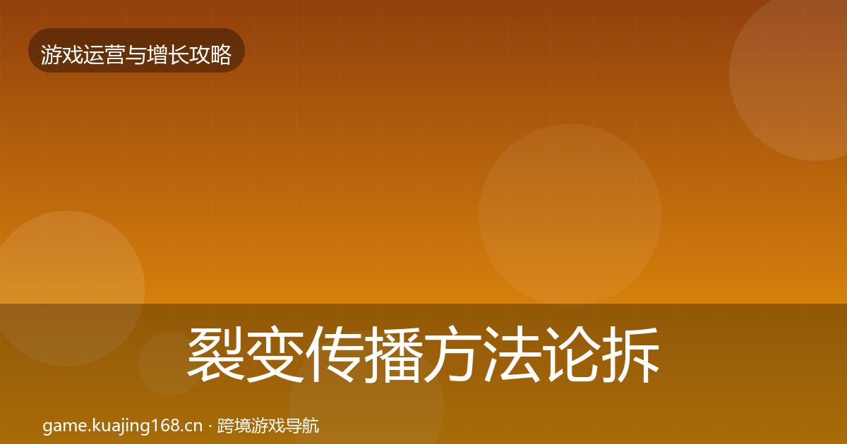 裂变传播方法论拆解入门到进阶·第1247篇