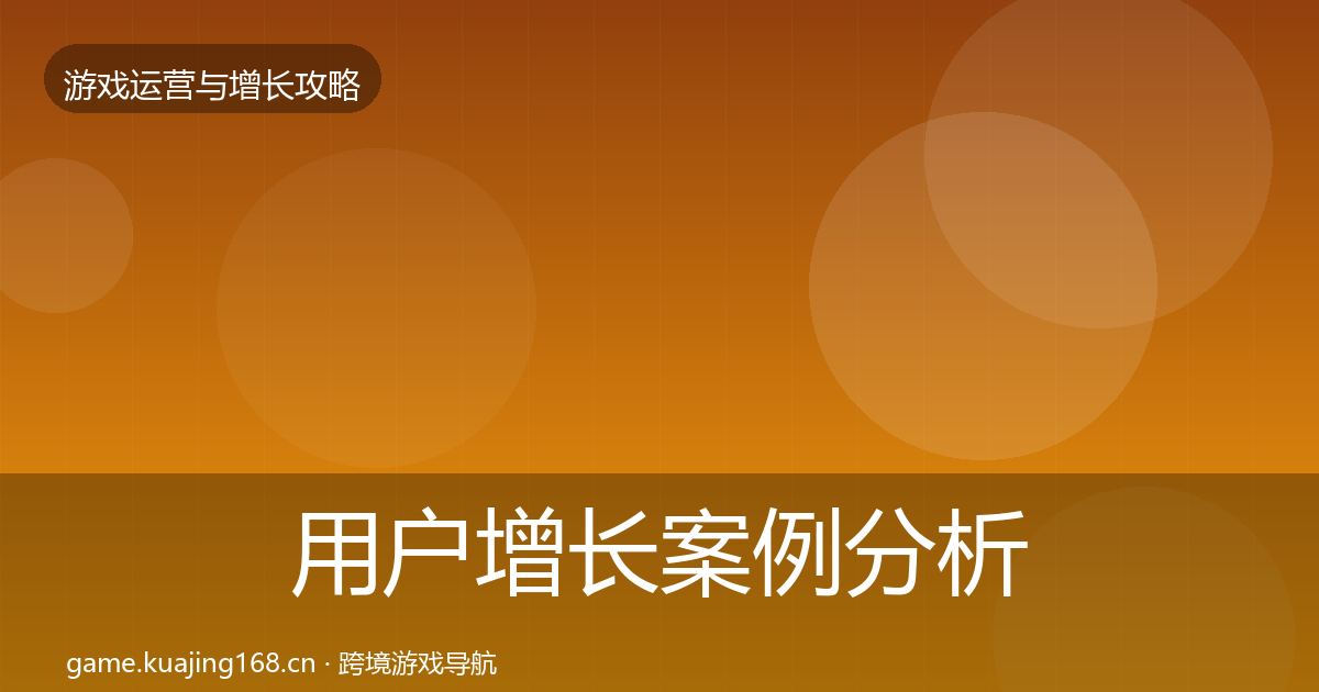 用户增长案例分析全攻略·第1251篇