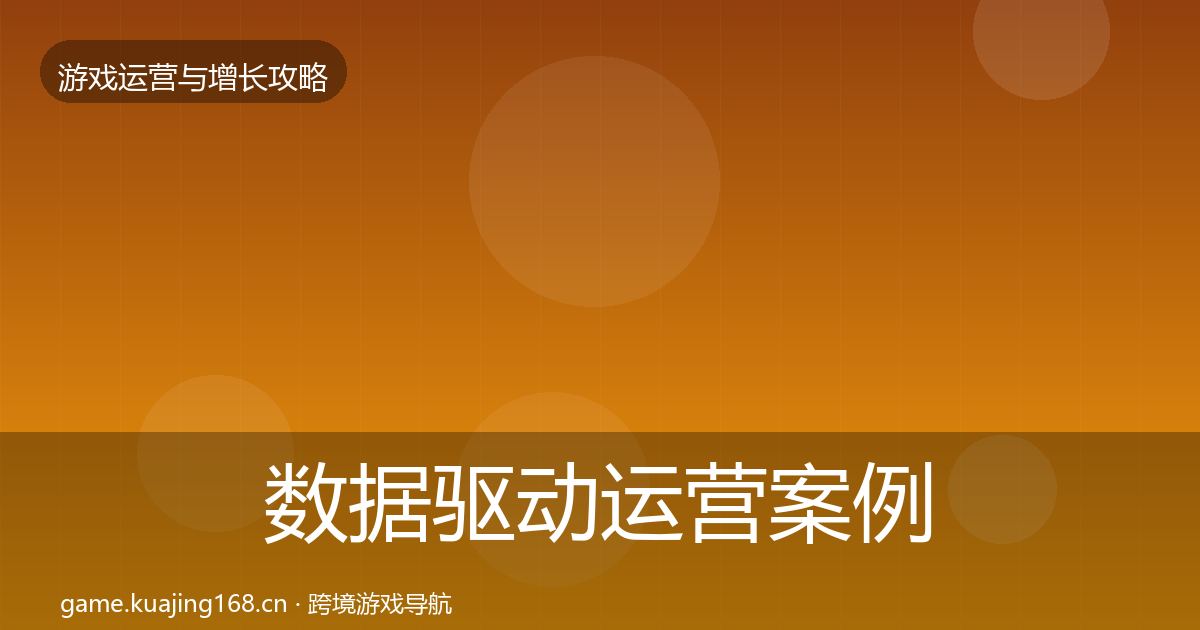数据驱动运营案例分析实践指南·第1253篇