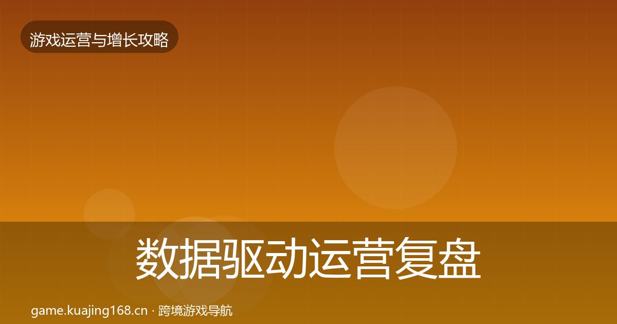 数据驱动运营复盘总结实践指南·第1268篇