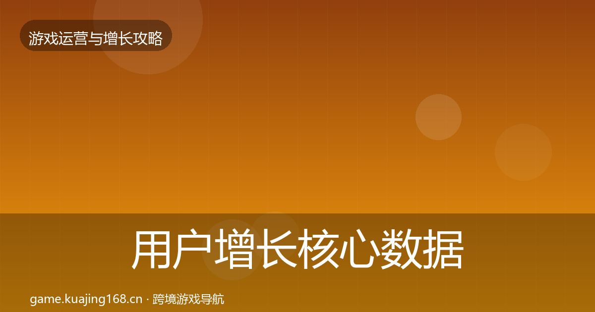 用户增长核心数据指标全攻略·第1276篇