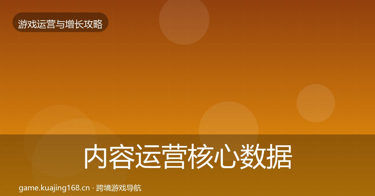 内容运营核心数据指标实践指南·第1279篇