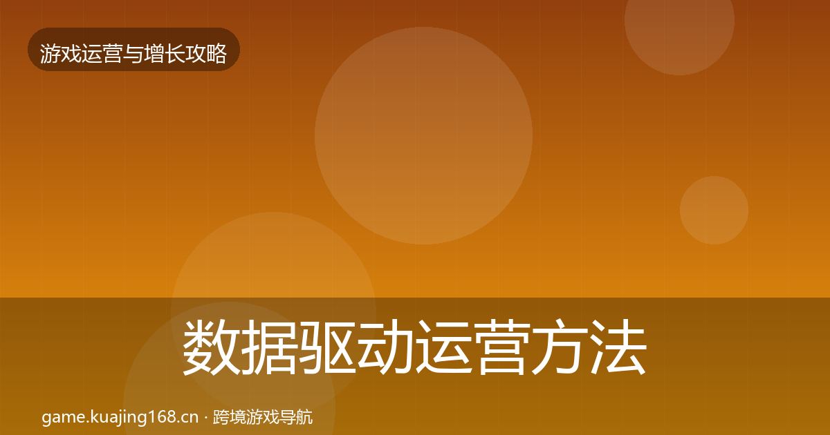 数据驱动运营方法论拆解实践指南·第1288篇