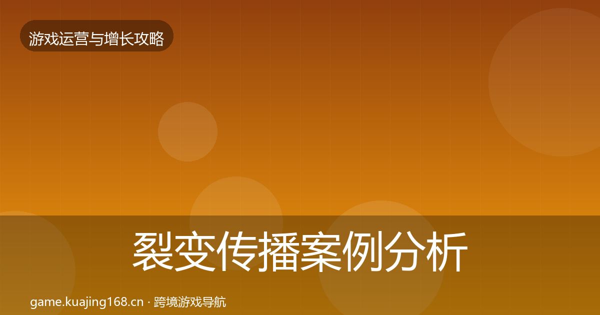 裂变传播案例分析入门到进阶·第1292篇