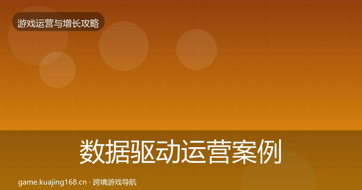 数据驱动运营案例分析实践指南·第1293篇