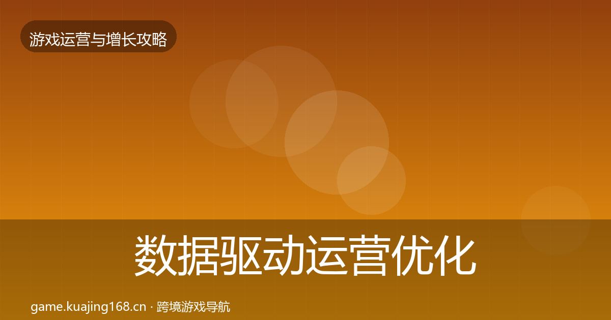 数据驱动运营优化建议实践指南·第1303篇