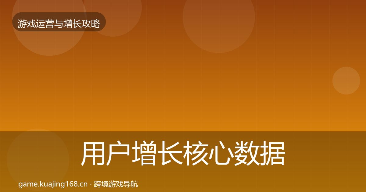 用户增长核心数据指标全攻略·第1316篇