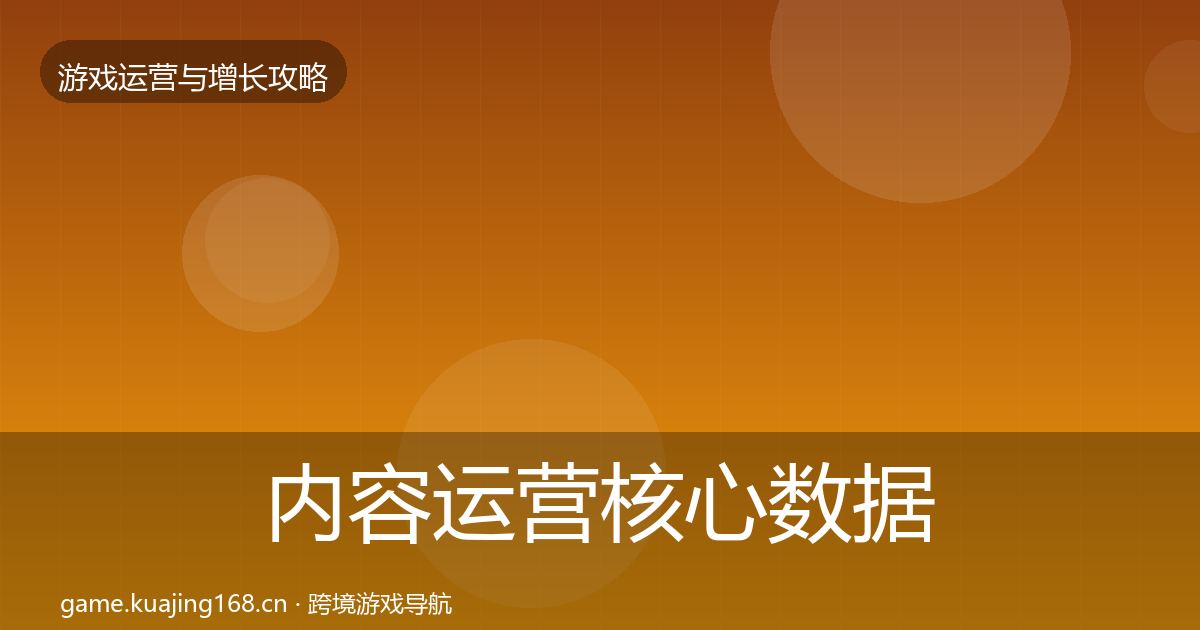 内容运营核心数据指标实践指南·第1319篇