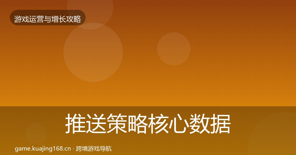 推送策略核心数据指标入门到进阶·第1319篇