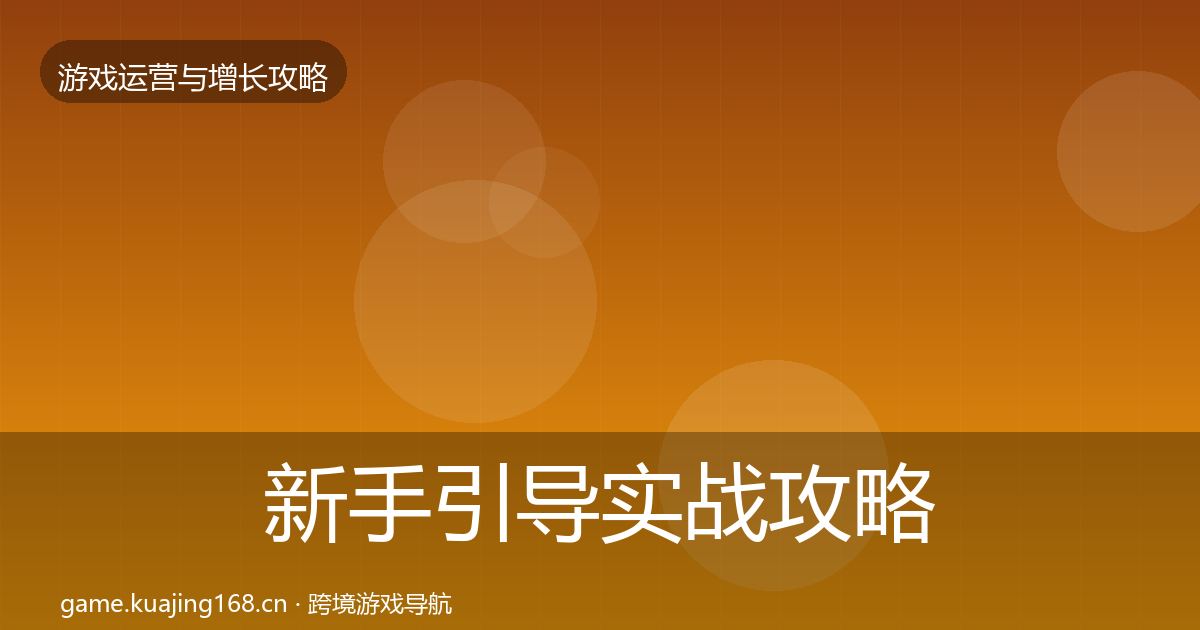 新手引导实战攻略入门到进阶·第1363篇