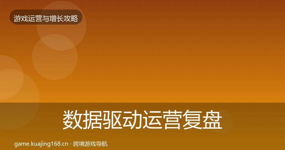 数据驱动运营复盘总结实践指南·第1428篇