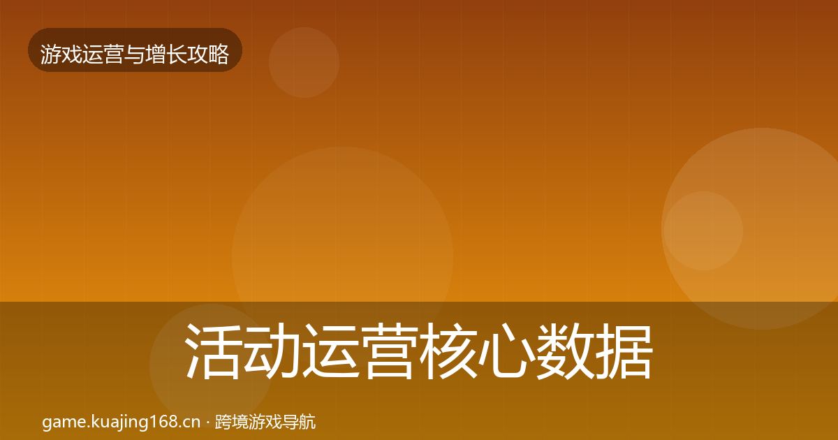 活动运营核心数据指标入门到进阶·第1436篇