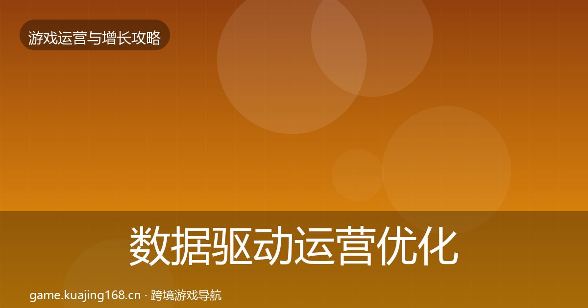 数据驱动运营优化建议实践指南·第1463篇